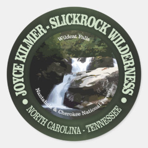 Joyce Kilmer-Slickrock Wilderness Classic Round Sticker