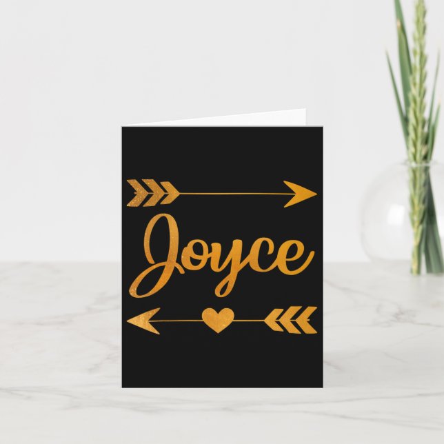 Joyce Personalised Name Funny Birthday Custom Mum  Card (Front)