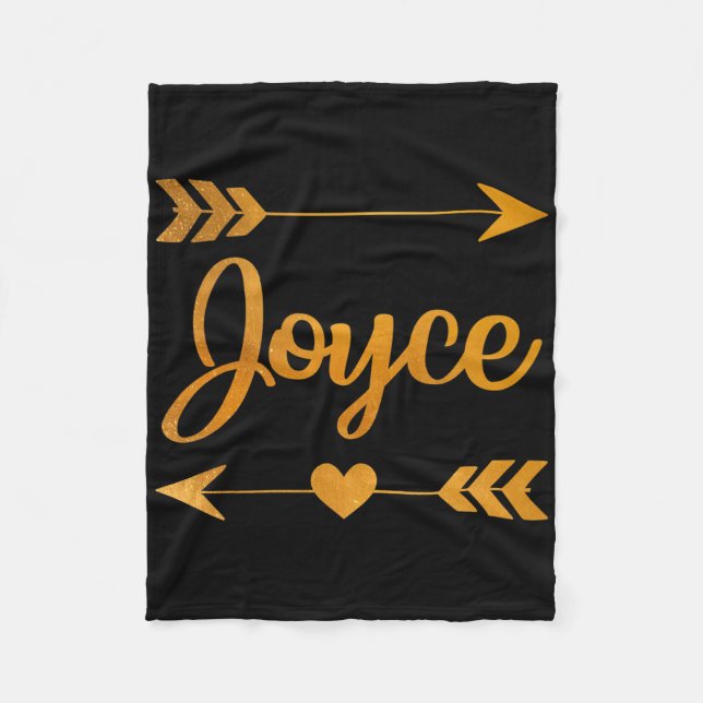 Joyce Personalised Name Funny Birthday Custom Mum  Fleece Blanket (Front)