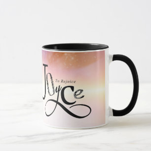 Joyce "To Rejoice" - Personalised name mug gift