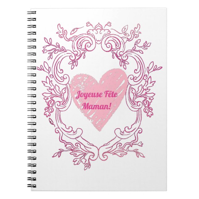 Joyeuse fête maman notebook (Front)