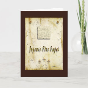 Joyeuse Fête Papa! Holiday Card