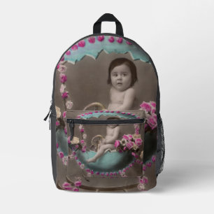 Joyeuse Paques Printed Backpack