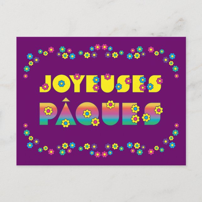 Joyeuses Pâques Postcard (Front)