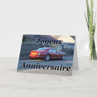Joyeux Anniversaire - Happy Anniversary card