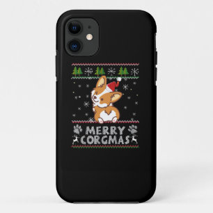 Joyeux Corgmas Noel Corgi Case-Mate iPhone Case
