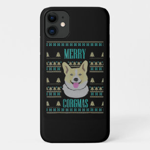 Joyeux Corgmas Ugly Christmas Corgi Case-Mate iPhone Case