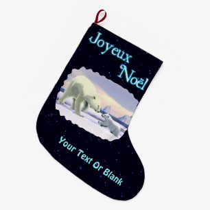 Joyeux Noёl - Mama Nose Best Large Christmas Stocking