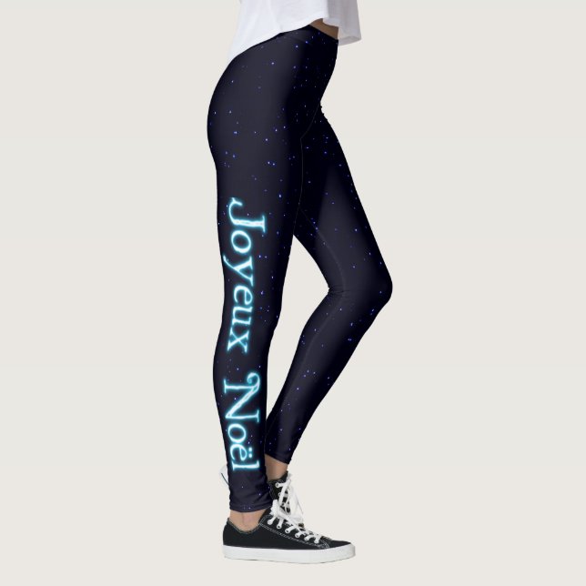 Joyeux Noёl On Stars Leggings (Right)