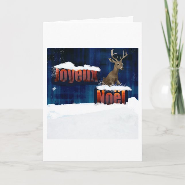 Joyeux Noel 6637 Holiday Card (Front)