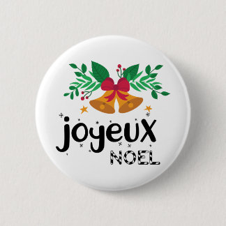 Joyeux Noel 6 Cm Round Badge