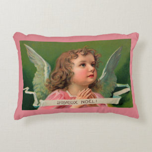 Joyeux Noel Angel Accent Pillow