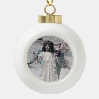 Joyeux Noel Ceramic Ball Christmas Ornament