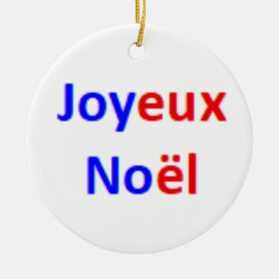 joyeux noel ceramic tree decoration