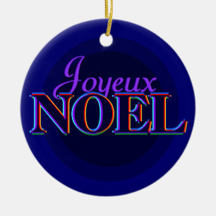 Joyeux Noel Christmas ornament