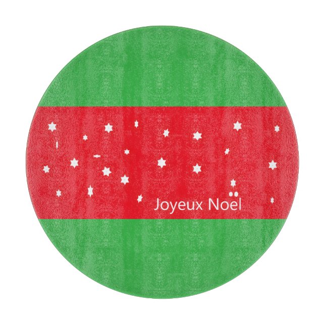 Joyeux Noel  Cutting Board (Front)