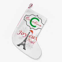 Joyeux Noel Eiffel Tower Personalised