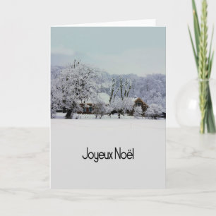 Joyeux Noël French Christmas card