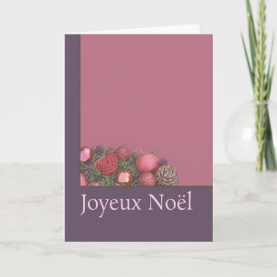 Joyeux Noël - French Christmas - Carte de Noël Holiday Card