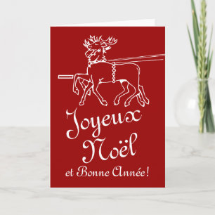 Joyeux Noël greeting cards French Christmas text