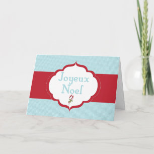 Joyeux Noel Holiday Card