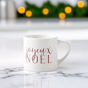 Joyeux Noel Holiday Espresso Cup