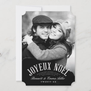 Joyeux Noel Holiday Photo Card