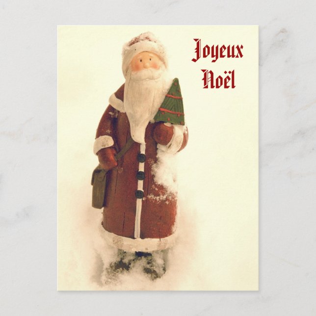 Joyeux Noël Holiday Postcard (Front)