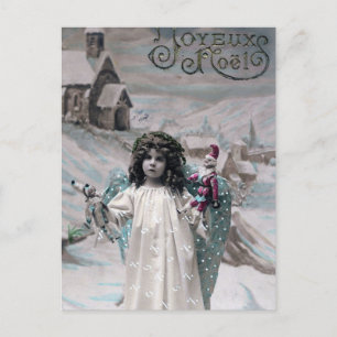 Joyeux Noel Holiday Postcard