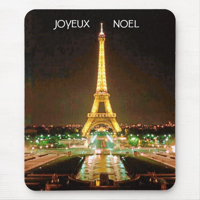 JOYEUX, NOEL  (MERRY CHRISTMAS) MOUSE PAD (Front)