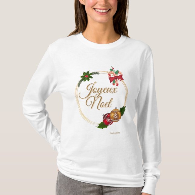 Joyeux Noel ( Merry Christmas ) Top (Front)