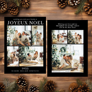 Joyeux Noel Multi Photo Holiday Card