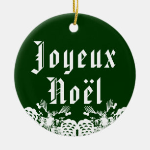 Joyeux Noel Ornament