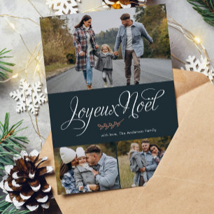 "Joyeux Noel" Photo Gallery of Three Holiday Card