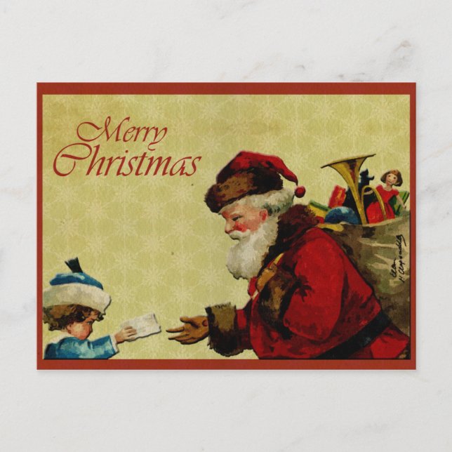 Joyeux Noël Postcard (Front)