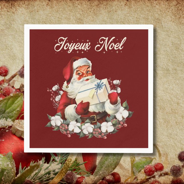 Joyeux Noel Red  Napkin (Creator Uploaded)