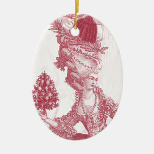 Joyeux Noel (rouge) Ceramic Tree Decoration