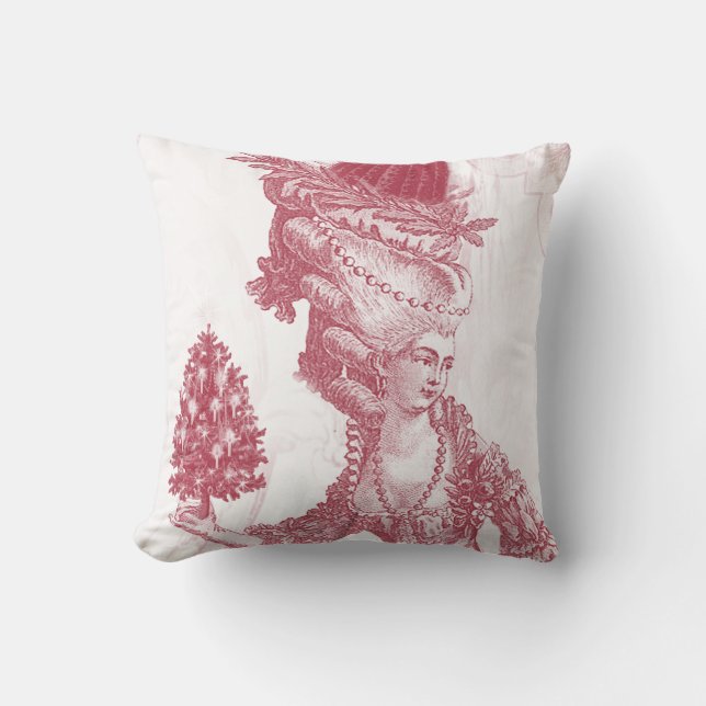 Joyeux Noel (rouge) Cushion (Front)