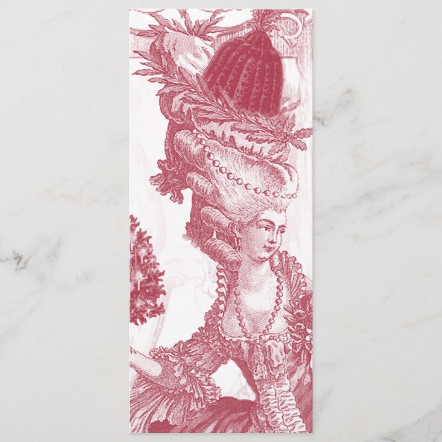 Joyeux Noel (rouge) Menu Card (Front)