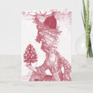 Joyeux Noel (rouge) Merry Christmas Holiday Card