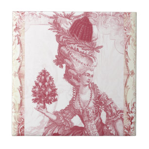 Joyeux Noel (rouge) Tile