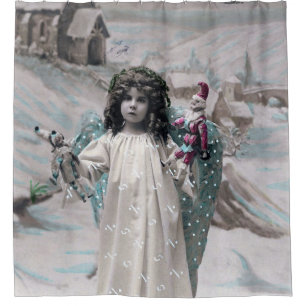 Joyeux Noel  Shower Curtain