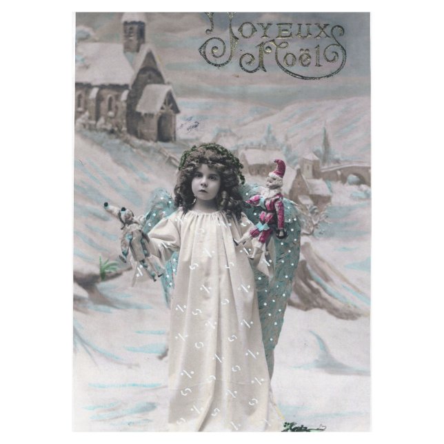 Joyeux Noel  Tablecloth (Front)