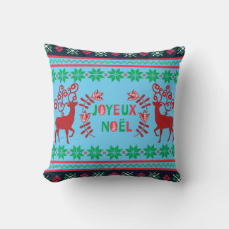 Joyeux Noel throw pillow
