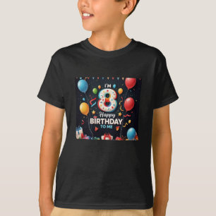 Joyful 8th Birthday Party Boys' T-Shirt