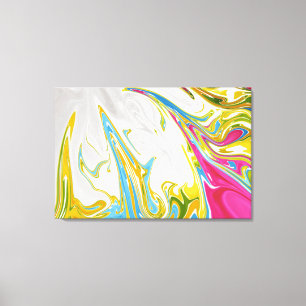 Joyful Abstract Painting Best colourful fine art Canvas Print