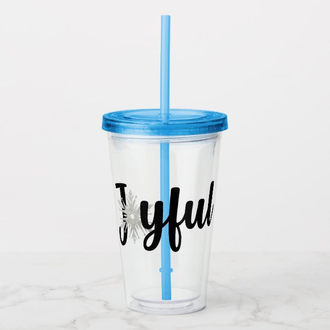 Joyful Acrylic Tumbler (Front)