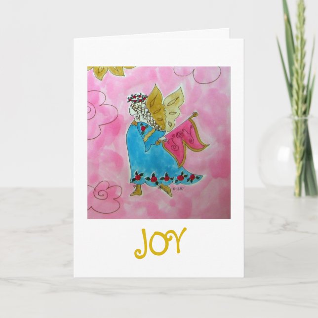 Joyful Angel - Christmas Card (Front)