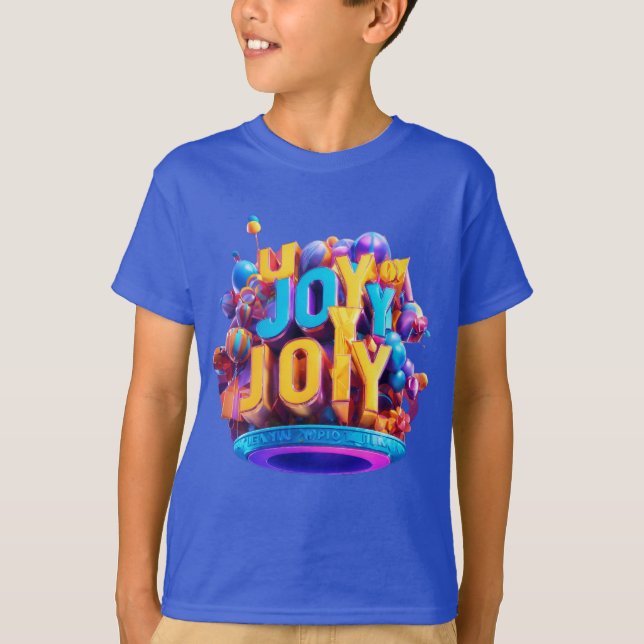 Joyful Balloons Graphic Tee (Front)