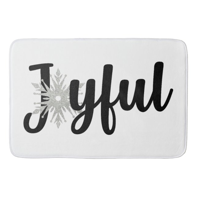 Joyful Bath Mat (Front)